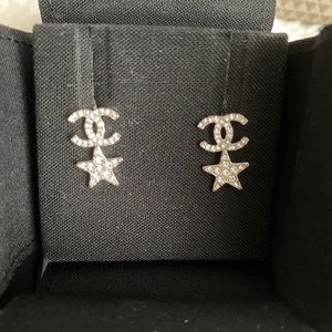 Chanel star earrings